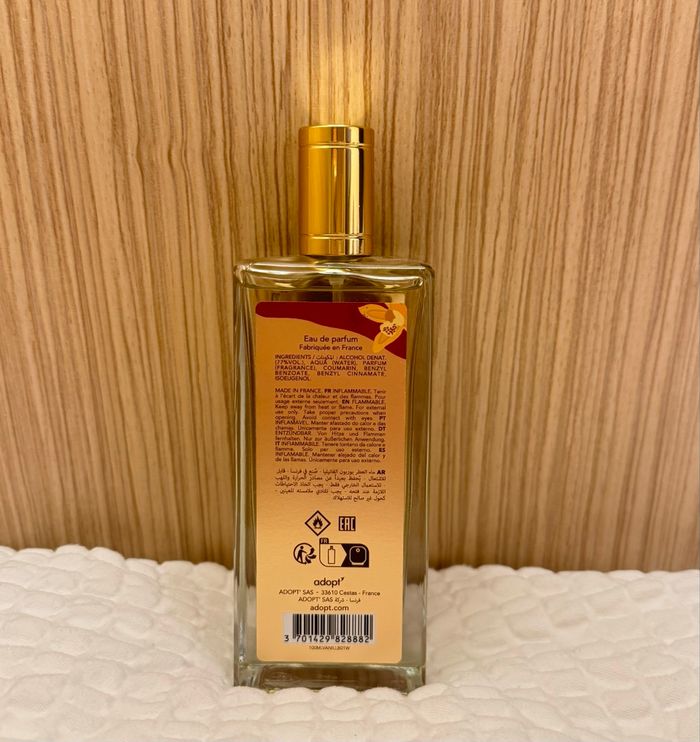 Eau de parfum Adopt’ Vanille Bourbon. Neuf. Scellé. - photo numéro 2