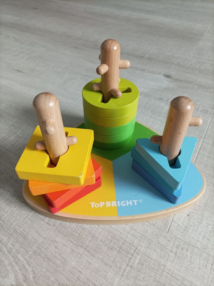 Jouet à trier et encastrer en bois - photo numéro 2