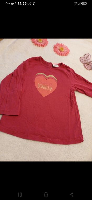 T.shirt fille taille 24 mois