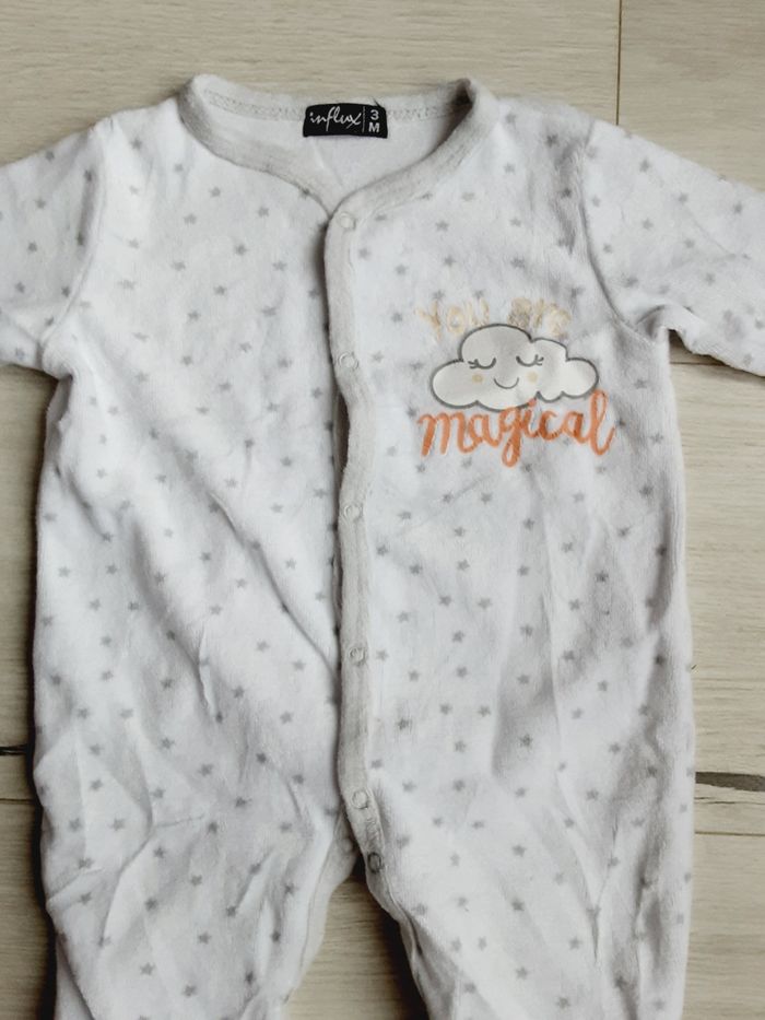 Vêtement bébé fille pyjama Influx nuage étoiles 3 mois - photo numéro 2