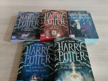  Lot de 5 livres Harry potter