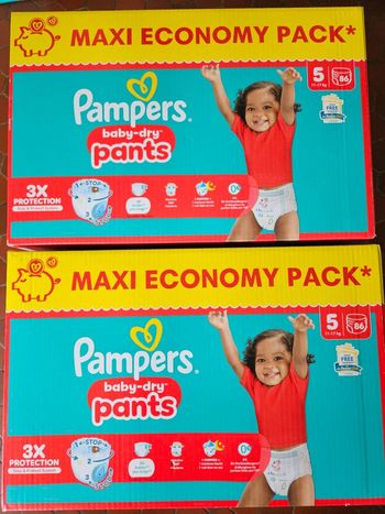 Pampers pants 5