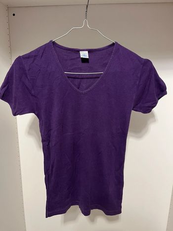 Teeshirt violet uni fille Petit Bateau Taille 14 ans