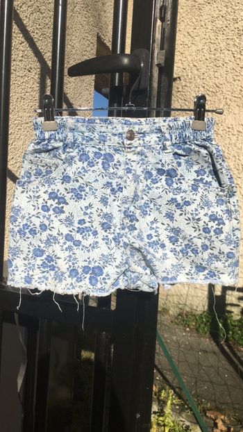 Mini short fleuri
