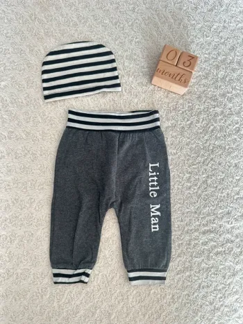 Ensemble pantalon bonnet 3-6 mois