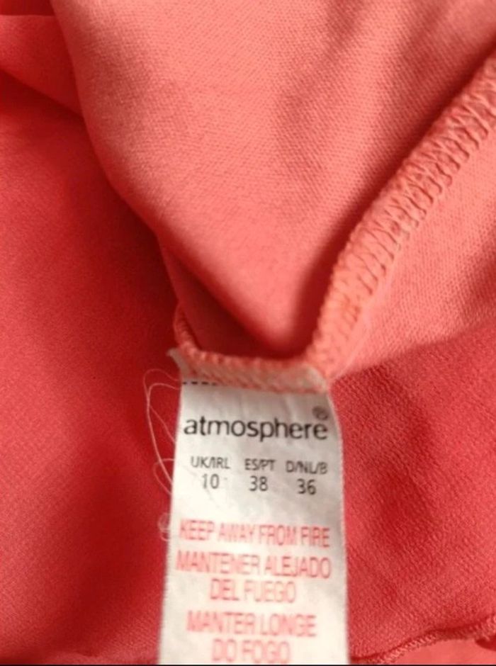 Robe corail " Atmosphère" T.38 - photo numéro 10