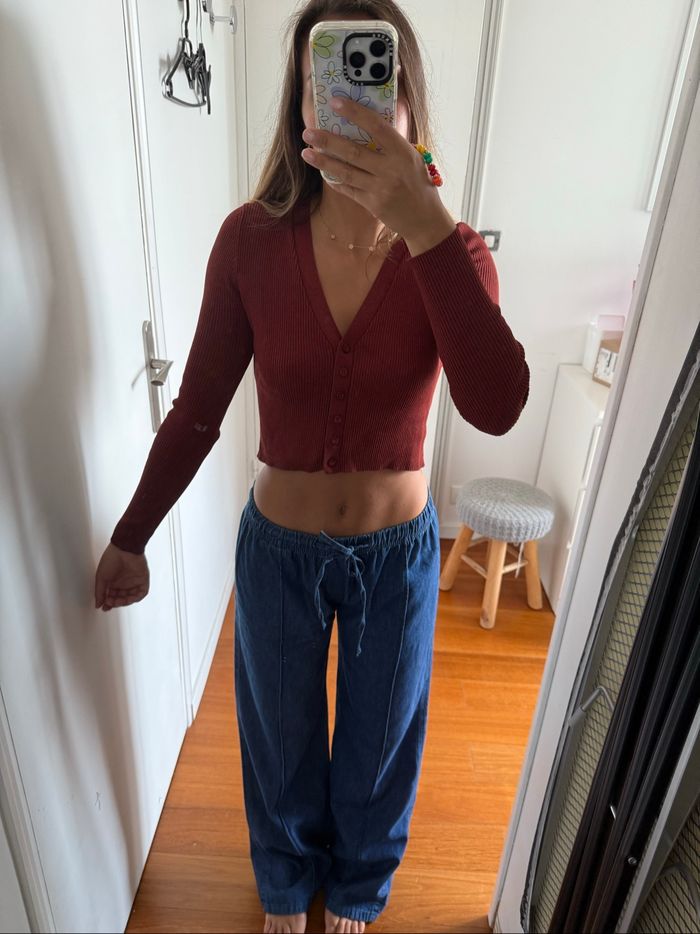 Pull crop Zara taille S - photo numéro 2