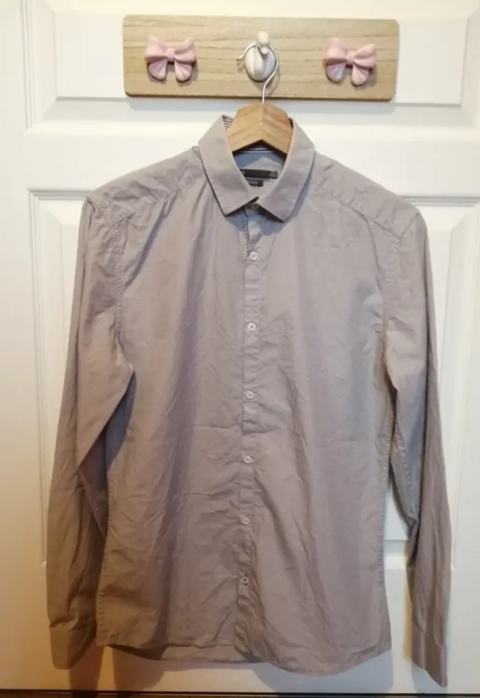 Chemise Jules fitted grise