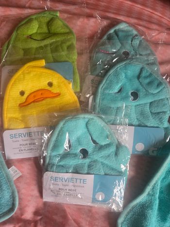 Serviettes bébé