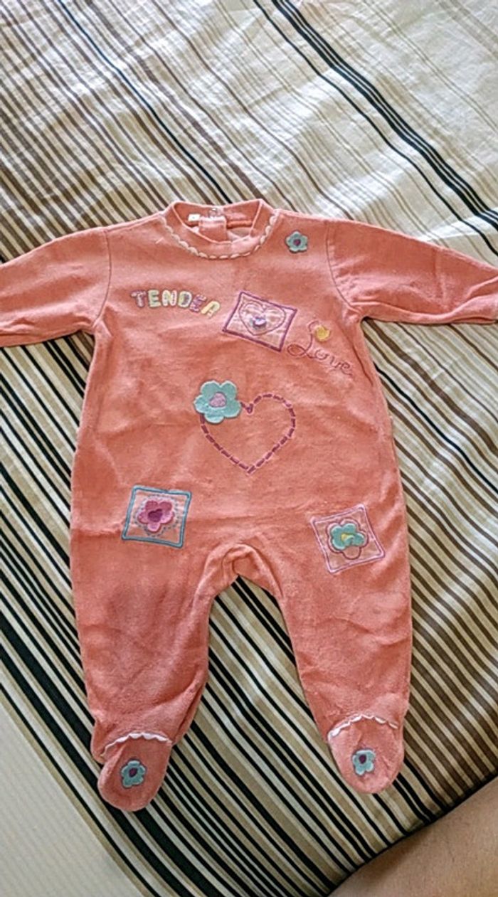 Pyjamas velours 3 mois