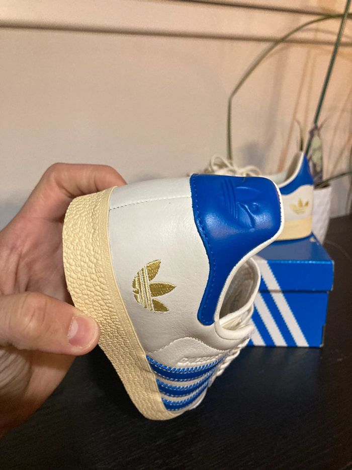 Baskets Basses Femme adidas Chaussure Gazelle Palace Bold Bleu - Taille 37 1/3 - photo numéro 4