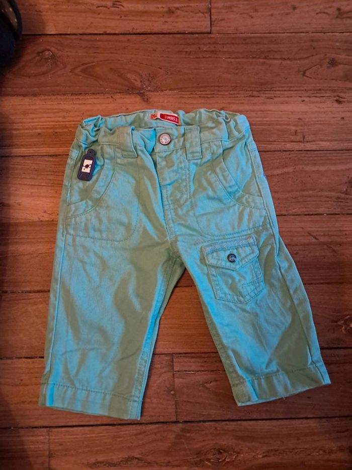 Pantalon menthe 3 mois
