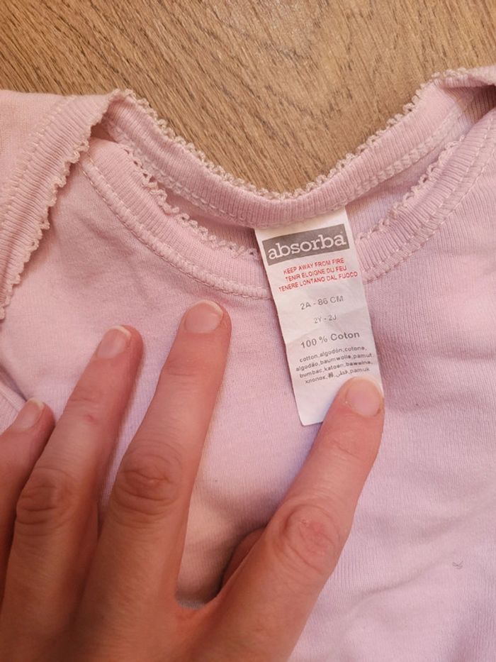 Lot 2 bodies état nickel 24 mois - photo numéro 3