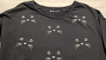 Tee shirt manches longues chat