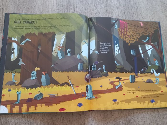 Dangereuse mission pour le chevalier cour de dragon Livre jeu - photo numéro 3