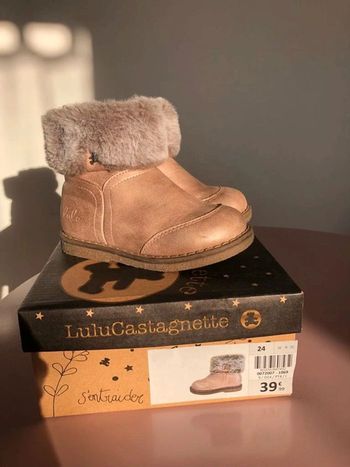 Bottes Lulu castagnette taille 24