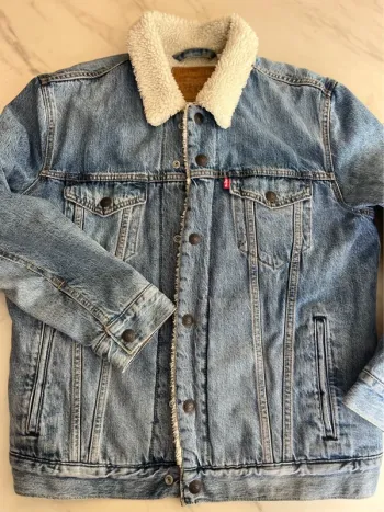 Veste en jeans aviateur Levi’s Homme M