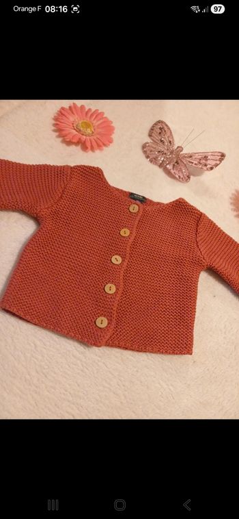 Gilet bébé taille 1 mois