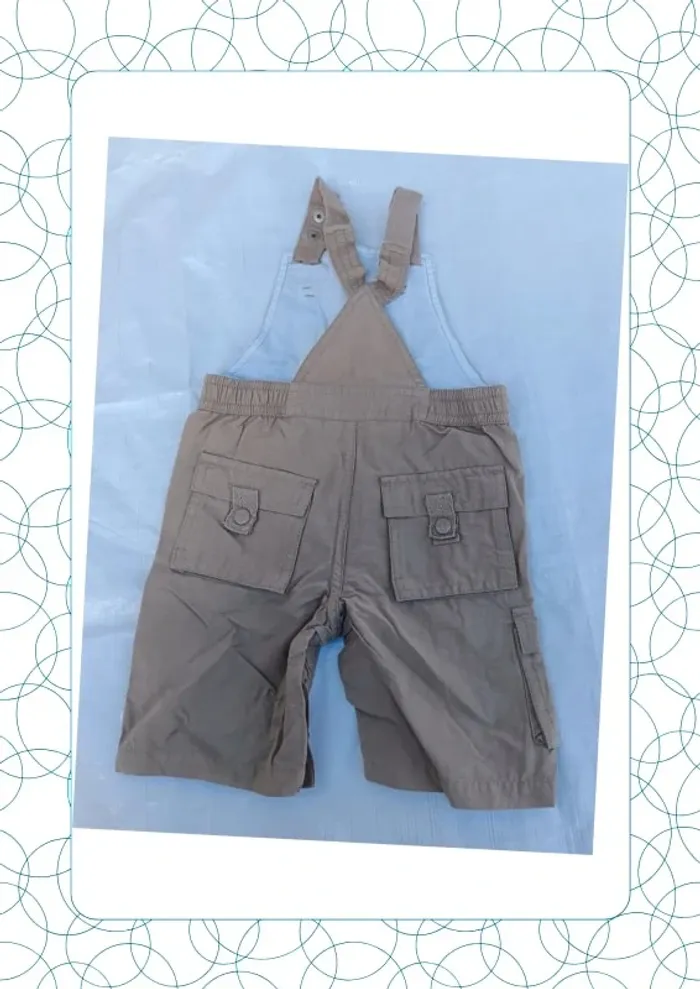 Salopette-short 6 mois Du pareil au même - photo numéro 3