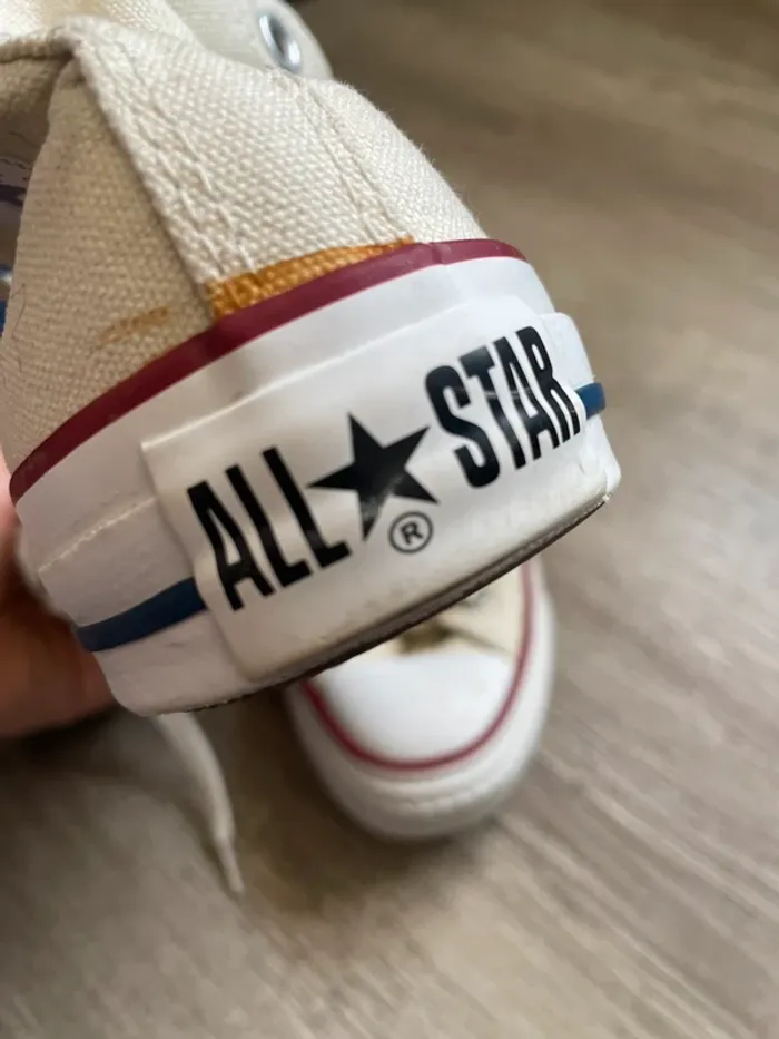 Basket haute Converse Beige - pointure 36 - photo numéro 7