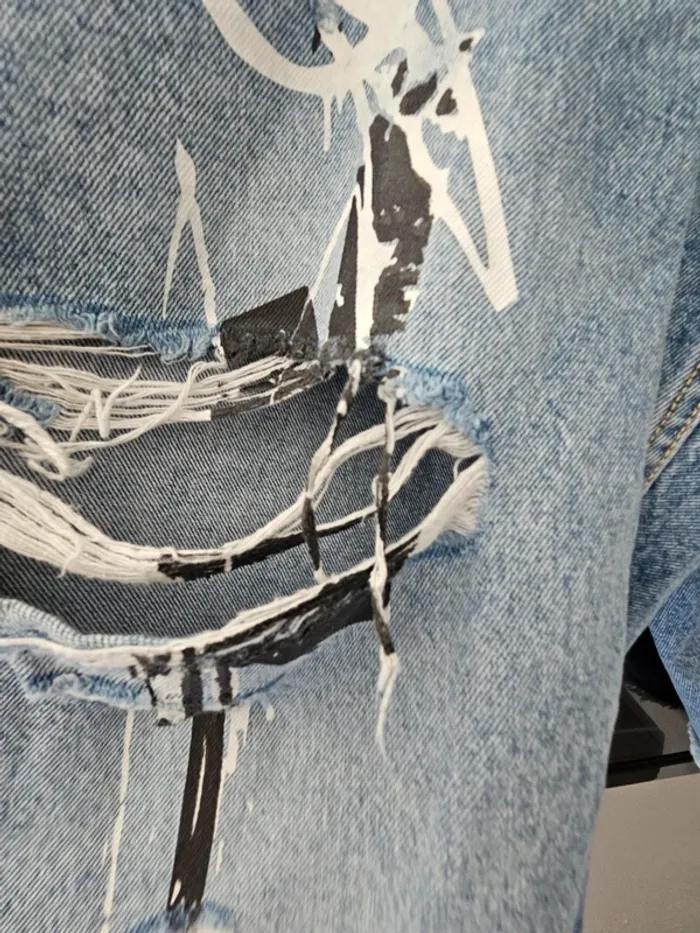 Short jean bleu FSBN homme taille M - photo numéro 3