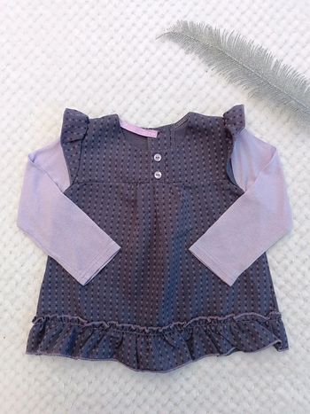 🔸Blouse / Tunique violette - Gémo 18 mois🔸