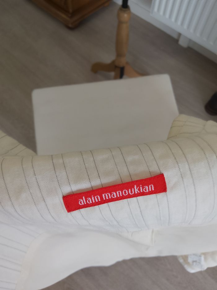 Veste blazer court beige clair femme '' Alain Manoukian'' - photo numéro 2