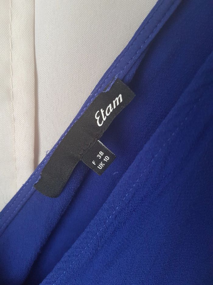 Robe Etam bleu roi électrique - photo numéro 2