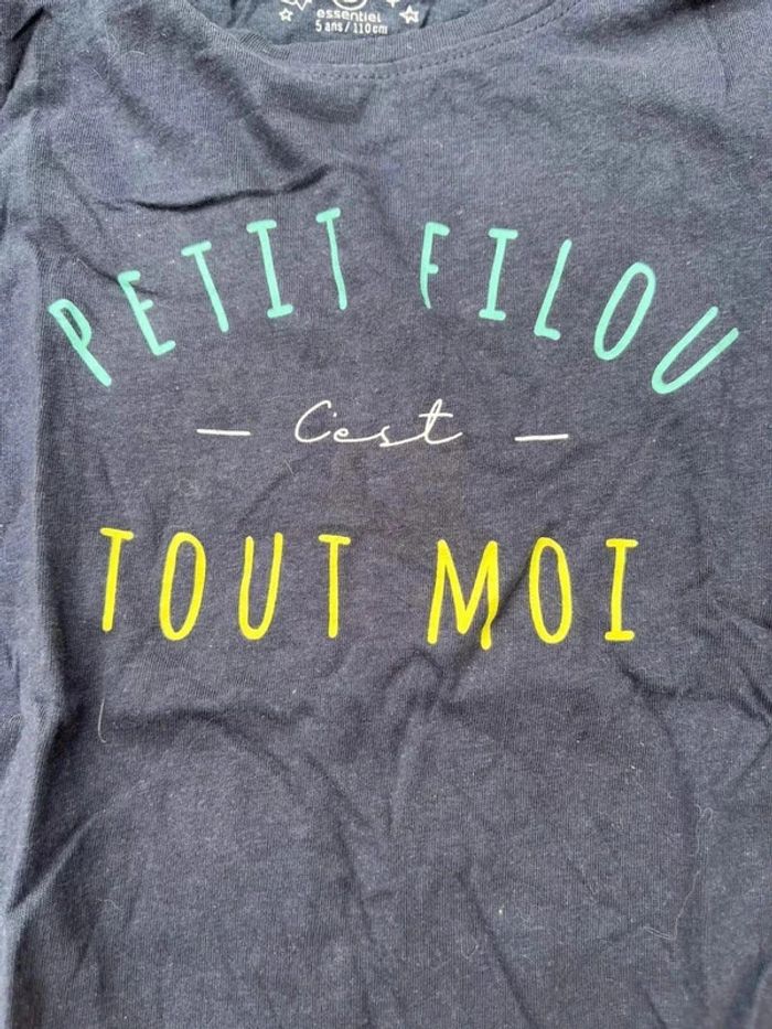 T shirt u essentiel taille 5 ans - photo numéro 3