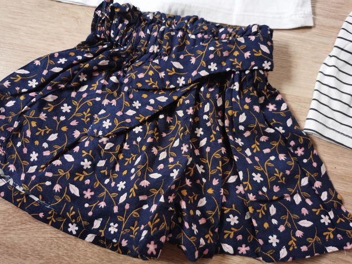 Short, t-shirt et robe, lot de 3 vêtements bébé 9 mois - photo numéro 11