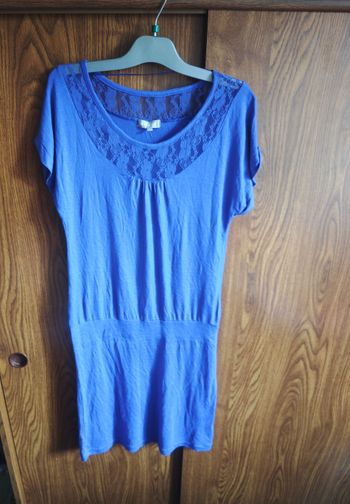 Robe bleu manche courte taille 38/40