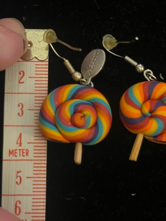 boucles d’oreilles colorées - photo numéro 5