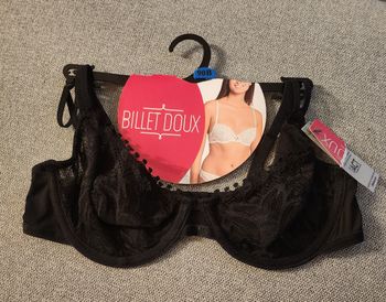 Soutien gorge noir billet doux neuf 90 B