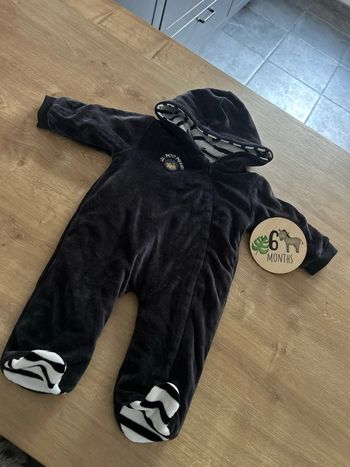 Combinaison velours « Joli Petit Poisson  »