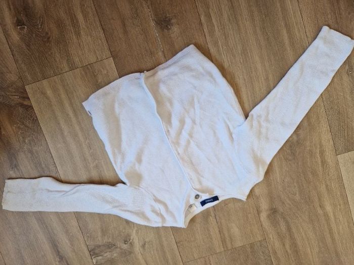 Gilet blanc okaidi 3 ans