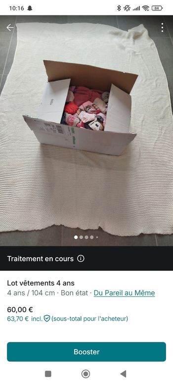 Lot de vêtements 4 ans