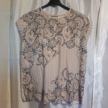 tunique imprimé de Zara 40 réf R507 S2