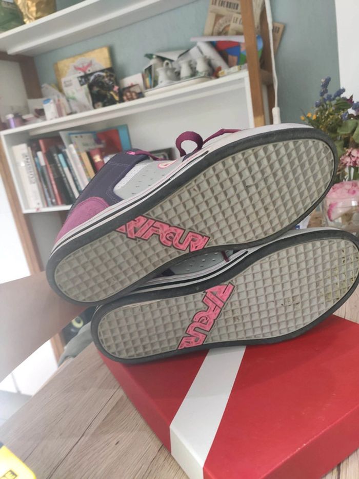Chaussures ripcurl 40 cuir esprit van's skate - photo numéro 7