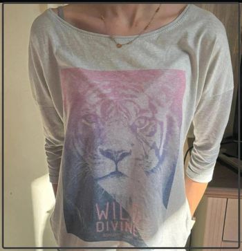 Blouse manche 3/4 taille 34 marque bonobo