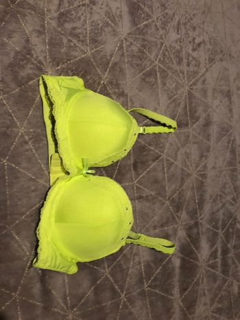 Soutien gorge jaune fluo