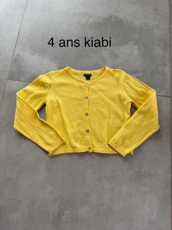 Gilet jaune kiabi 4 ans