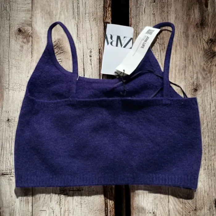 Top Zara 36 détails dorés neuf avec étiquette - photo numéro 2