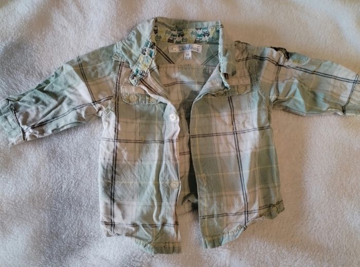 Chemise garçon 3 mois
