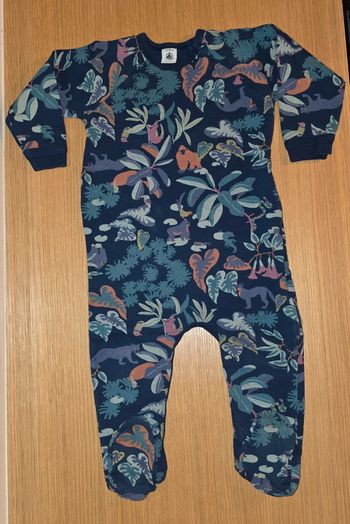 Pyjama Petit Bateau feuilles animaux 24 mois