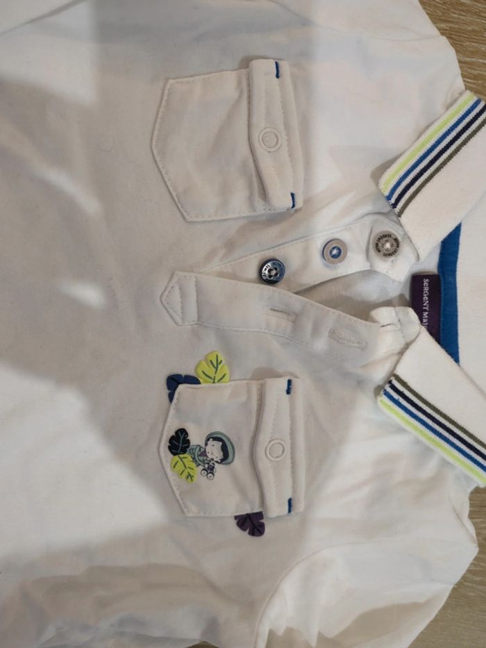 Tee-shirt manches longues 18mois sergent major - photo numéro 3