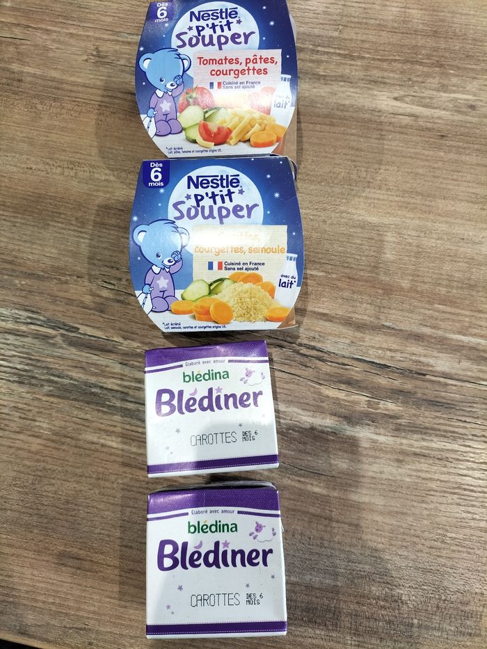 Repas du soir 6 mois