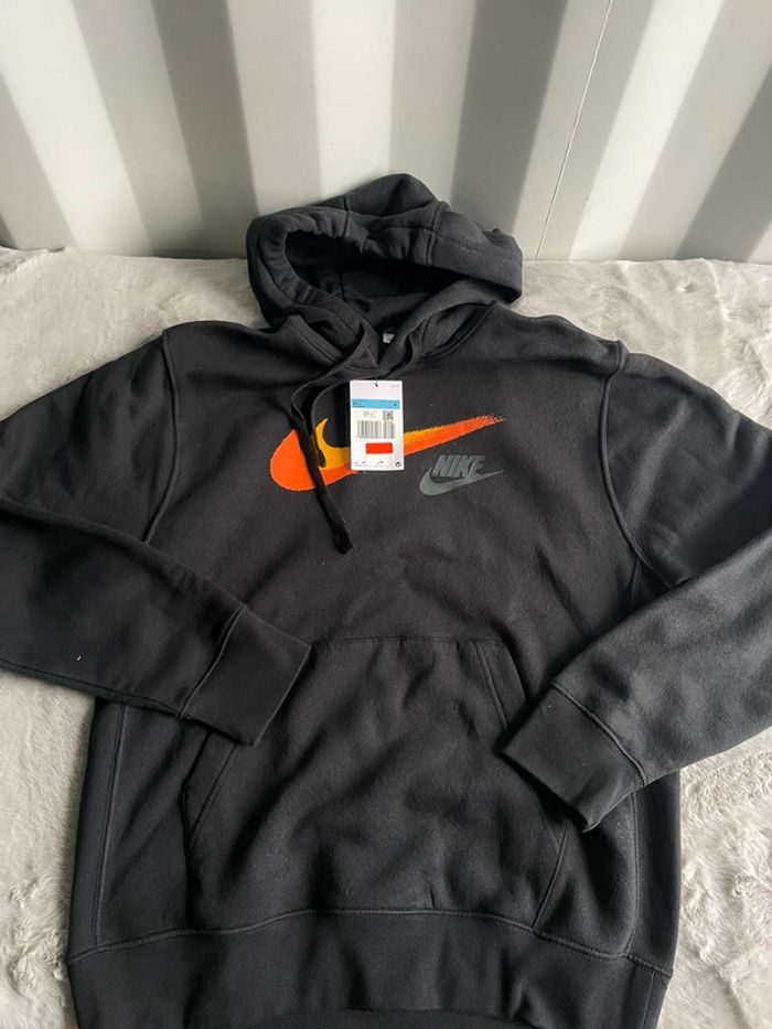 Sweat à capuche Nike noir taille S - photo numéro 2