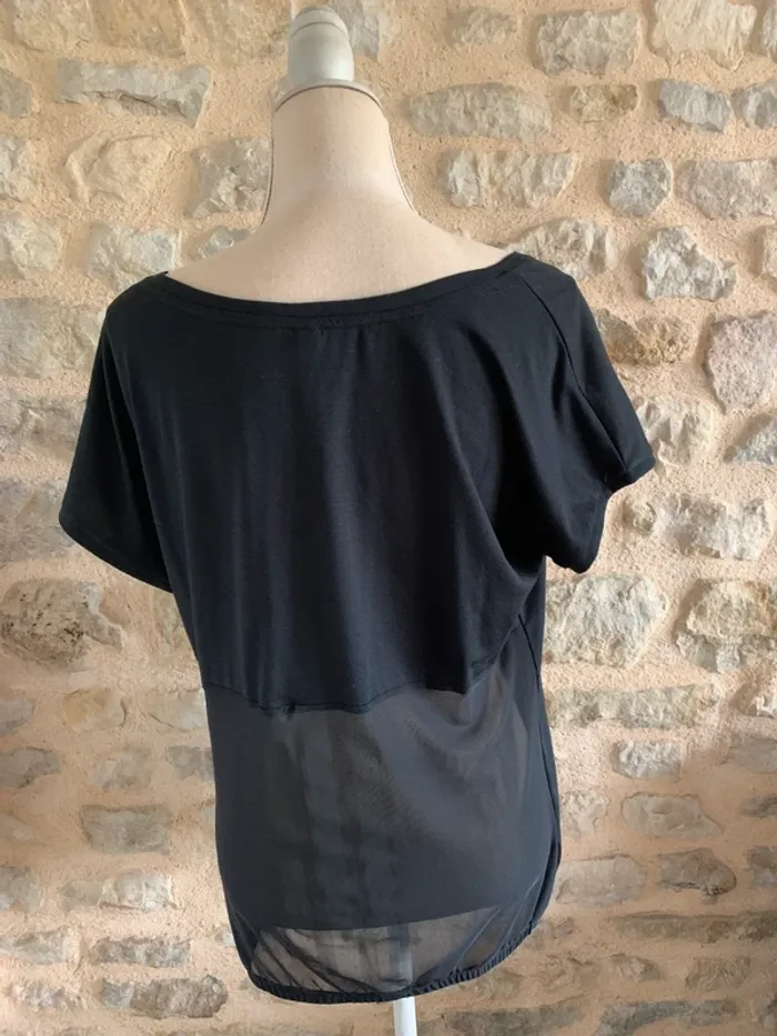 Ensemble Sport Adidas NEO Femme Noir T38 – Tee-shirt + Pantalon - photo numéro 3