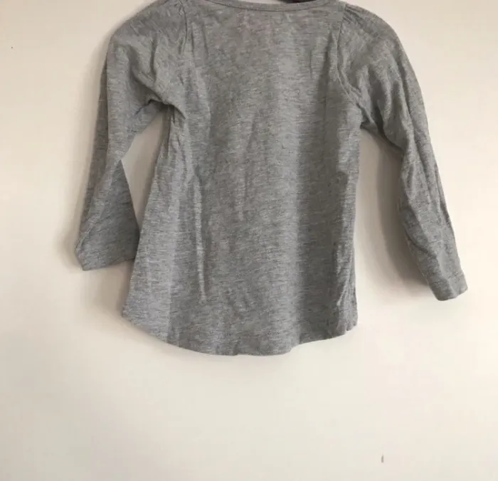 T shirt manches longues chat strass 2 ans neuf - photo numéro 2