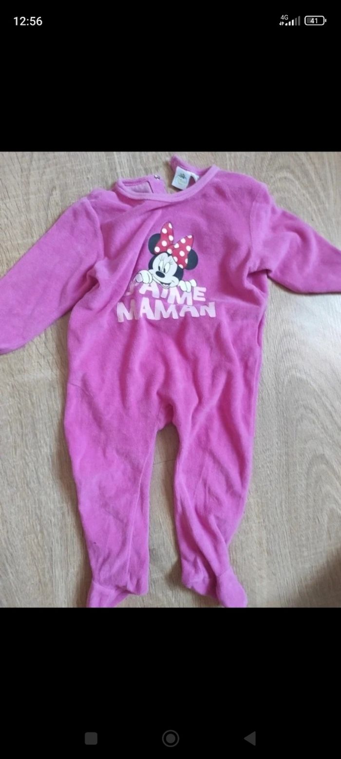 Pyjama fille Disney Minnie 18 mois - photo numéro 2
